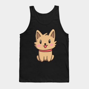 cute dog drawing Tank Top